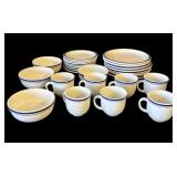 Lot of Culinary Arts Cafeware porcelain dishes