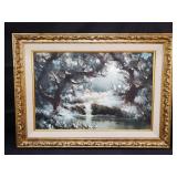 Signed oil painting on canvas