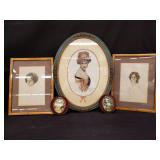 Group of portrait prints