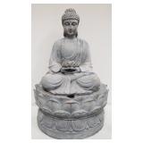 Vintage composite Buddha fountain