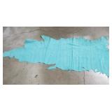 Light blue animal print hide