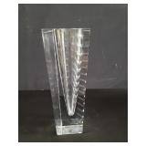 Signed Orrefors Sweden crystal vase