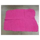 Pink leather hide