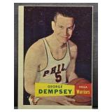 1957-58 Topps #60 George Dempsey Basketball Card.