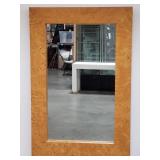 Milo Baughman for Thayer Coggin maple wall mirror