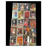 Lot of 20 Michael Jordan basketball cards