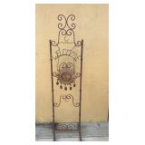 Vintage metal garden plant support