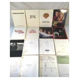 Movie press kits and horror film scripts