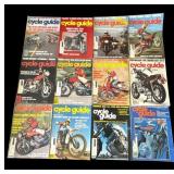 Lot of vintage 1978 Cycle Guide magazines