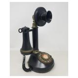 Battery operated radio rotary phone