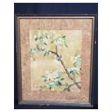 Signed Asian watercolor painting