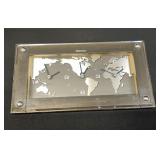 Vintage Seiko world time desk clock