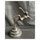 Bronze nude sculpture