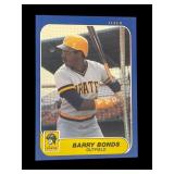 1986 Fleer Barry Bonds rookie card