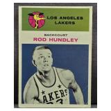 1961-62 Fleer #21 Rod Hundley Basketball Card.