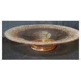 Cambridge depression etched glass bowl