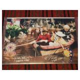 Willy Wonka signed cast photo "Chocolate River"