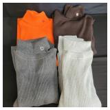 4 turtleneck  sweaters