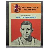 1961 Fleer #37 Guy Rodgers Basketball Card.