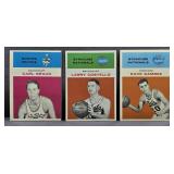 3 1961 Fleer Basketball Cards #7 ,9, and 13 Carl