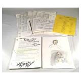 Intermedio 2005 horror film signed script & art