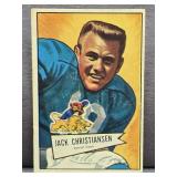 1952 Topps Small #129 JACK CHRISTIANSEN Football