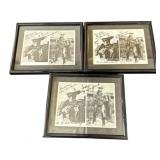 Lot of Clayton Moore signed framed photos