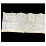 Antique Stilwell family Estate 1514 legal document