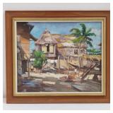 Signed & dated oil painting on canvas