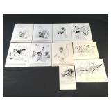 Al Hirschfeld movie studio publicity photos