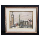 Vintage print of London