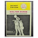 1961 Fleer #50 Walter Dukes In Action Basketball