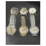 Group of vintage self wind & quartz watches