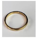 14k gold band ring