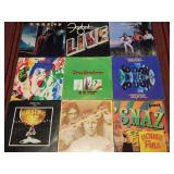 9 vintage vinyl records various artists