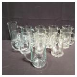 Group of glass mugs