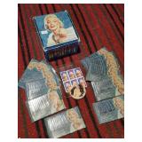 Vintage Marilyn Monroe trading cards & stamps