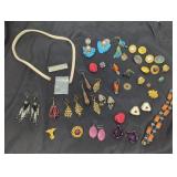 Group of costume jewelry