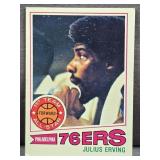 1977 Topps #100 Julius Erving Dr. J Basketball