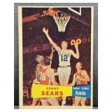 1957-58 Topps #7 Kenny Sears Basketball Card.