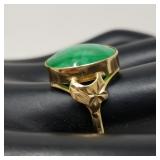 14k gold and jadeite ring scratch tested