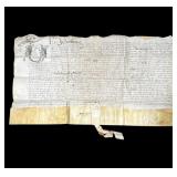 Antique Stilwell Estate 1621 legal document
