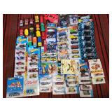 Collection of toy cars, Hot Wheels diecast, Ideal,