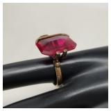 14k gold and ruby ring