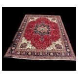 Large vintage Persian style rug