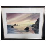 Signed Halbert watercolor painting