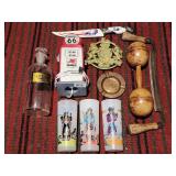 Misc vintage, Oklahoma Indians, apothecary bottle