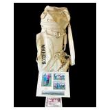 Lou Rawls vintage leather golf bag