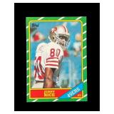 1986 Topps Jerry Rice rookie card