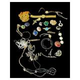 Lot of vintage costume jewelry